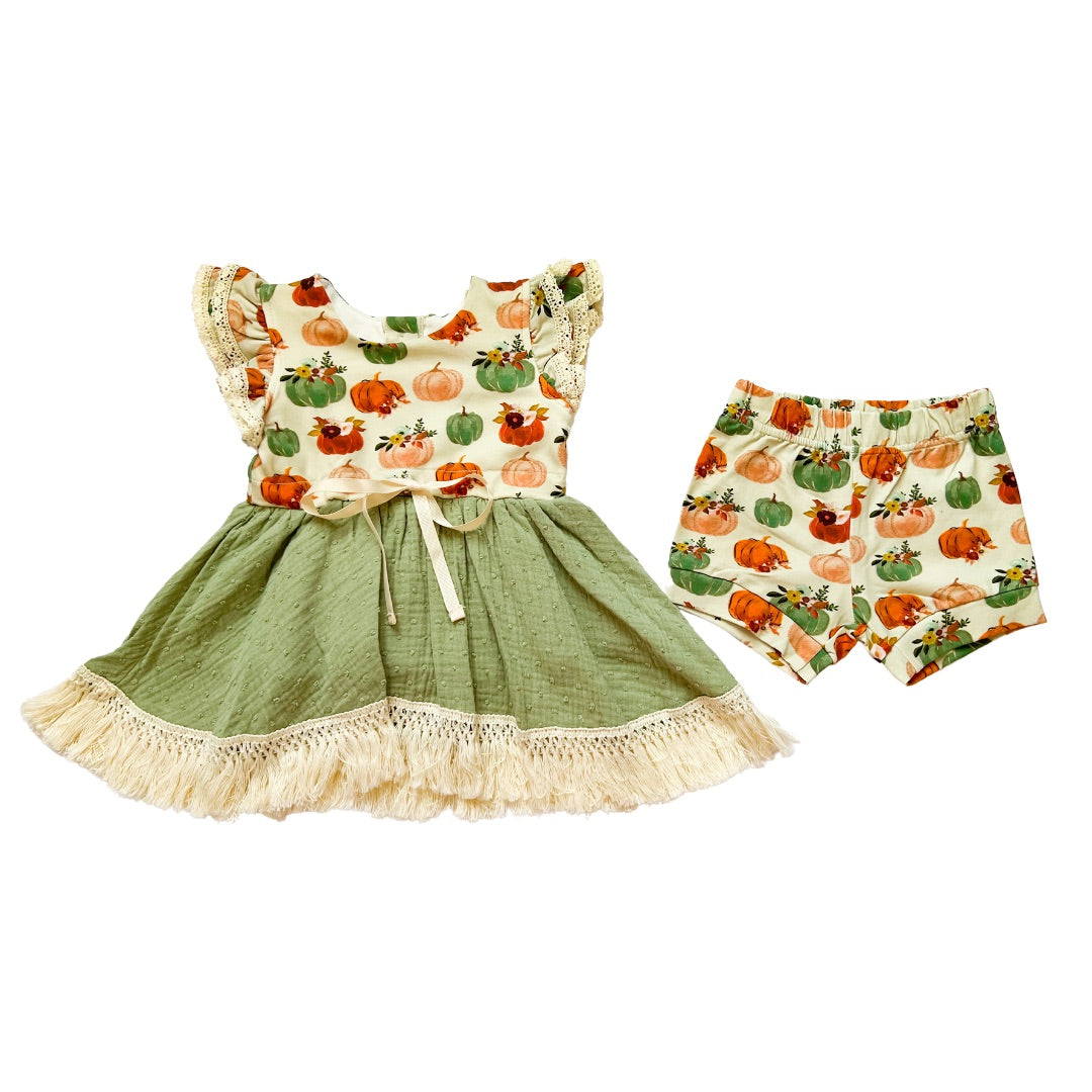 Pretty as a Pumpkin Vintage Tunic Set