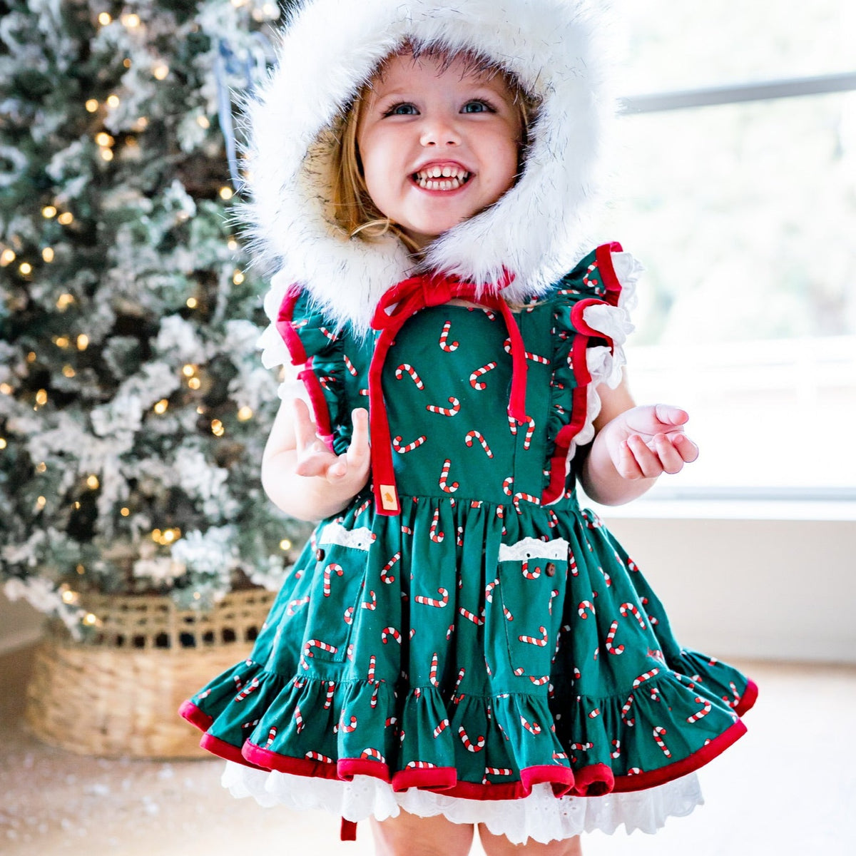 *PREORDER* Peppermint Candy Pinafore