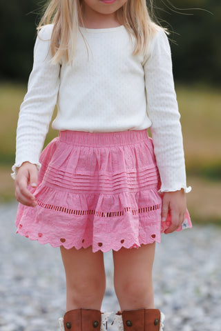 Simply Sweet Skort ~ Prairie Pink
