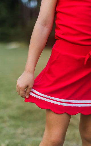 Gameday Scallop Athletic Set ~ Red