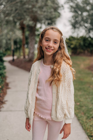 Bonnie Belle Pointelle Layering Shirt
