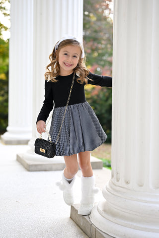 Noir Bamboo Bubble Dress