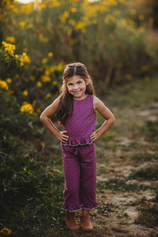 Dolly Pants Set ~ Orchid