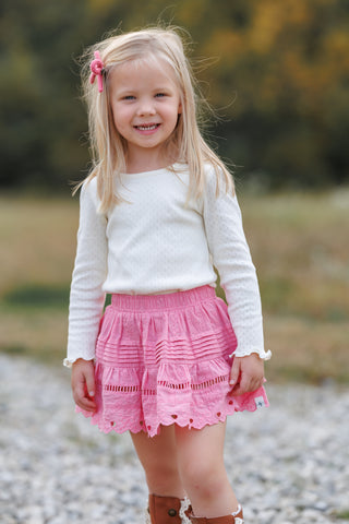 Simply Sweet Skort ~ Prairie Pink