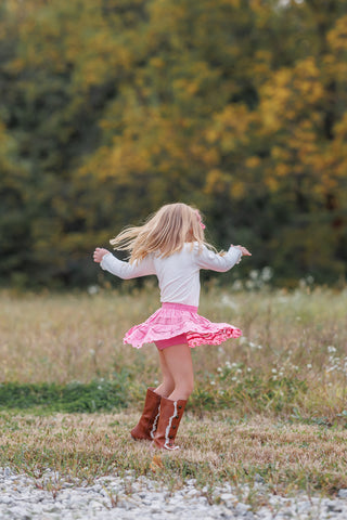 Simply Sweet Skort ~ Prairie Pink