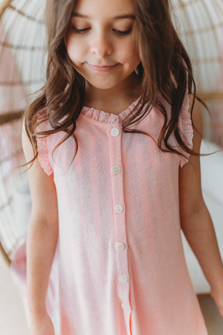 Terry Cover-up Dress ~ Orchid Pink