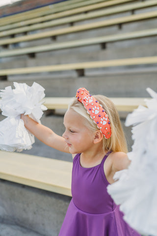 GameDay Cross Stitch Headband- Kids