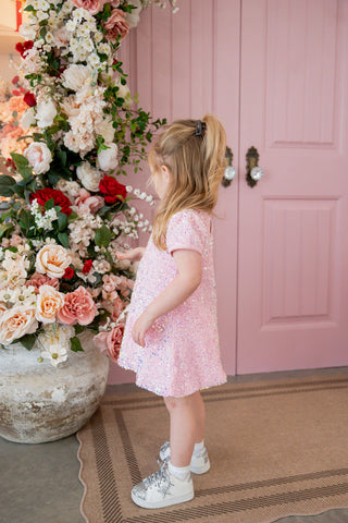 Disco Dazzle T-shirt Dress