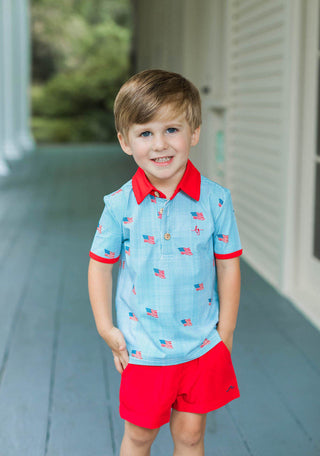 Heritage Flag Athletic Polo