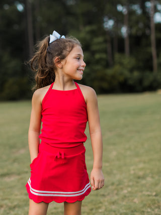 Gameday Scallop Athletic Set ~ Red