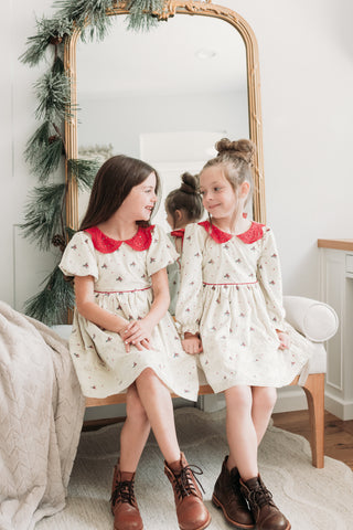 *PREORDER* Merry Mistletoe Charlotte Dress ~Short Sleeves