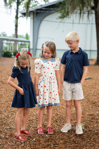 Prep School Dress Set ~ Navy