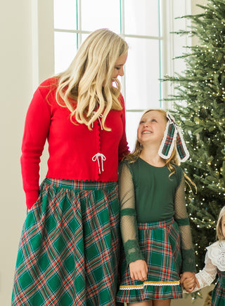 *PREORDER* Evergreen Plaid Bow