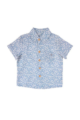 Delphinium Button-Up Shirt