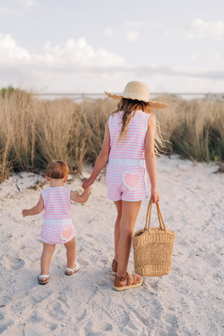 Candy Striped Romper
