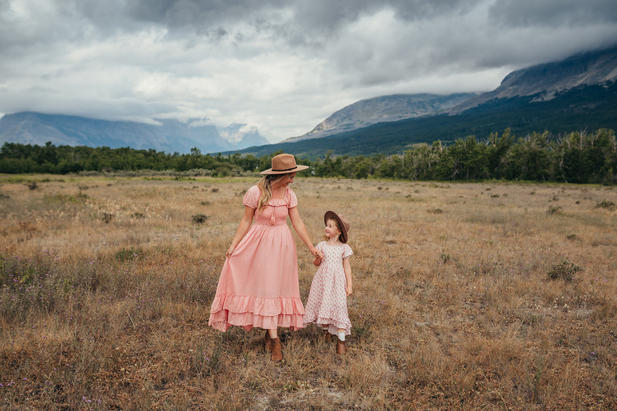 Rosy Pink Boho Dress