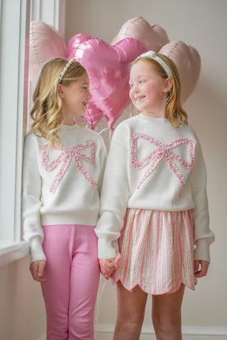 Heartstrings Scallop Skort