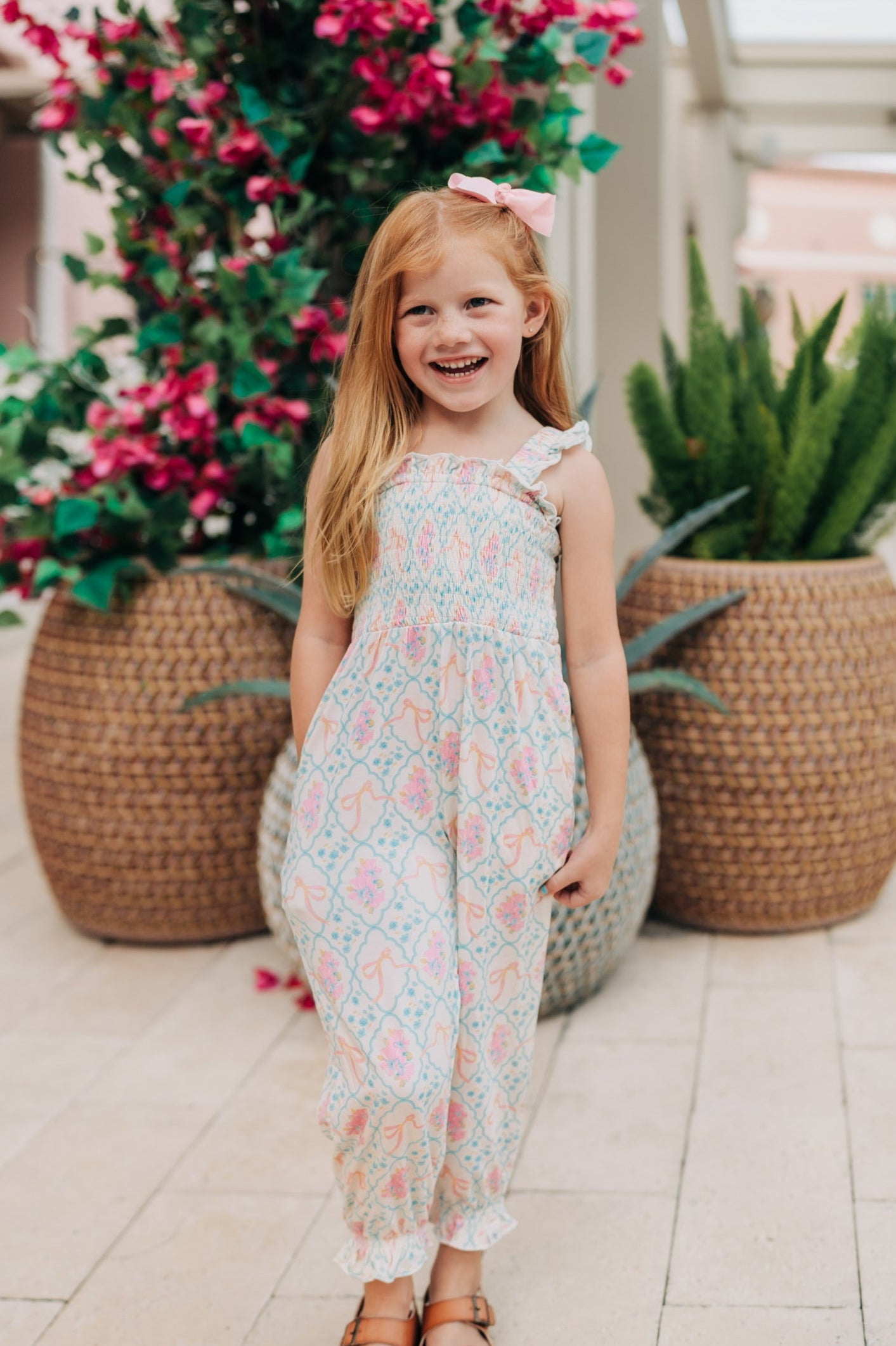 Girls Floral Fancies Romper | Summer Romper