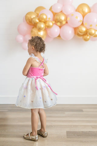Birthday Dress & Bloomer Set ~ Pink