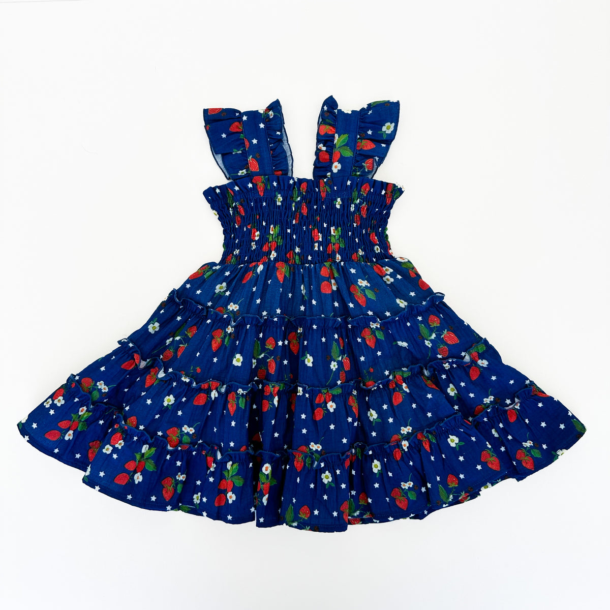 Strawberry Stars Gauze Dress