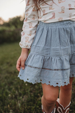 Simply Sweet Skort ~ Slate