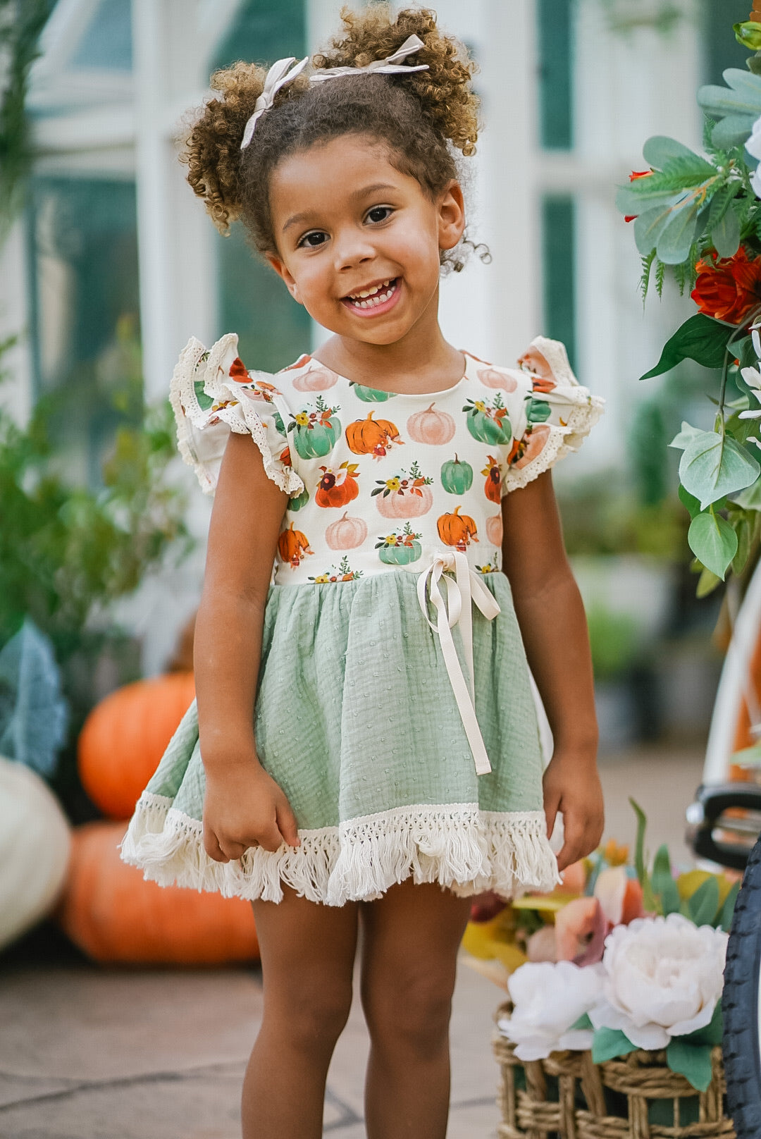 Pretty as a Pumpkin Vintage Tunic Set