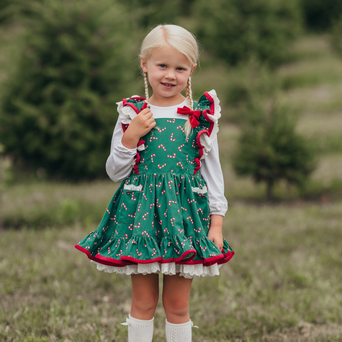 *PREORDER* Peppermint Candy Pinafore