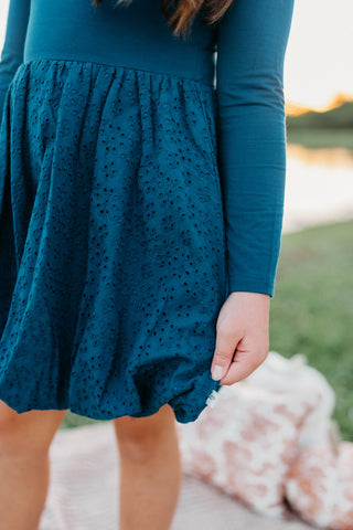 Blue Spruce Bubble Dress