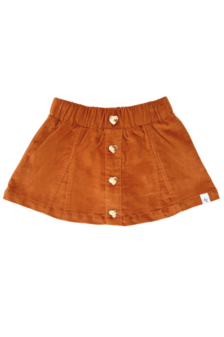 Corduroy Skort ~ Caramel
