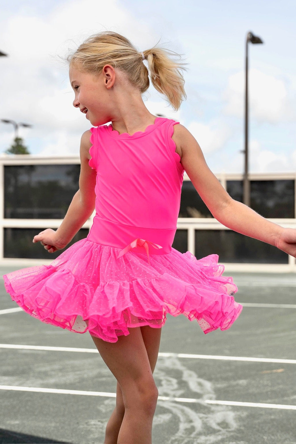 Hot Pink Culver Athletic Dress Hot Pink Culver Athletic Dress