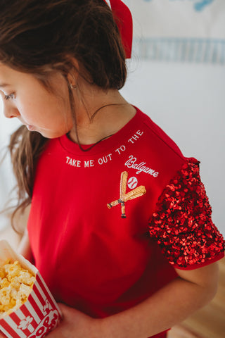 Sparkle Sport Set ~ Take Me Out To The Ballgame (Long sleeves & Short sleeves)