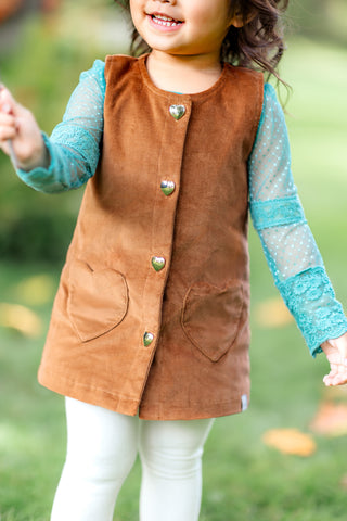 Corduroy Jumper ~ Caramel