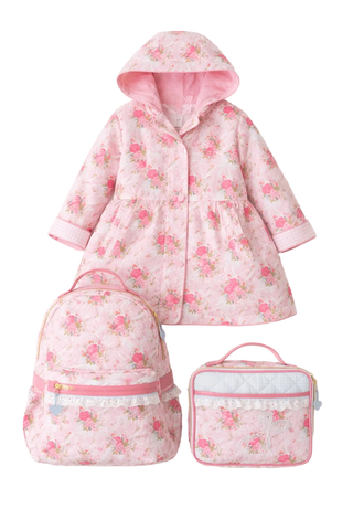 Floral Finery Raincoat & Quilted Backpack Bundle – *PREORDER*