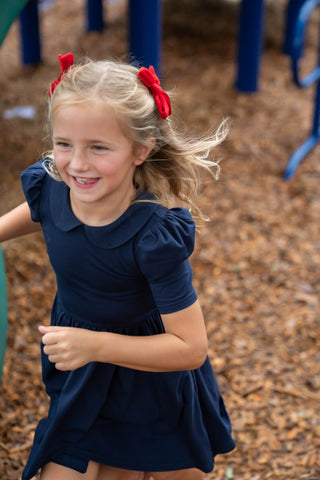 Prep School Dress Set ~ Navy