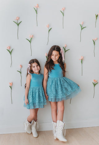Daphne Short Dress and Shorts ~ Blue