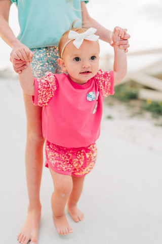 Sparkle Sport Set ~ Seashells