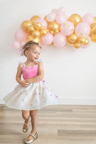 Birthday Dress & Bloomer Set ~ Pink