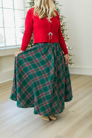 *PREORDER* Women's Evergreen Plaid Skirt