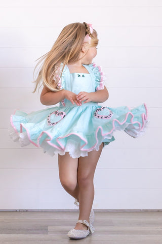 *PREORDER* Mint Easter Pinafore