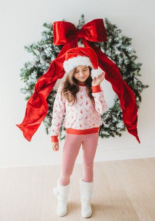 Peppermint Parade Sweatshirt and Skort Set