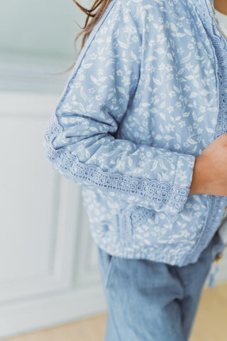 Denim Daisies Jacket