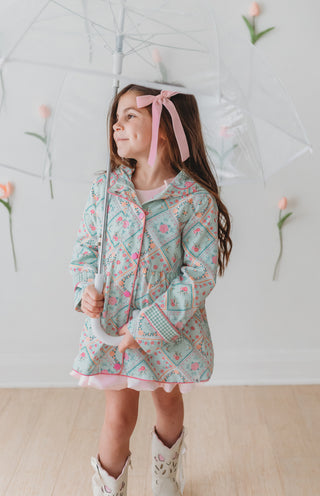 Petal Patchwork Raincoat, Backpack & Lunchbox Bundle – *PREORDER*