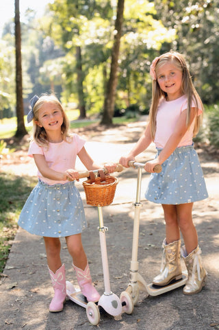 Candyland Denim Skort