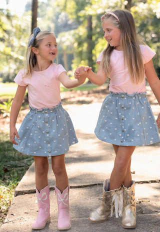 Candyland Denim Skort