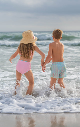 Boardwalk Striped Boy Shorts