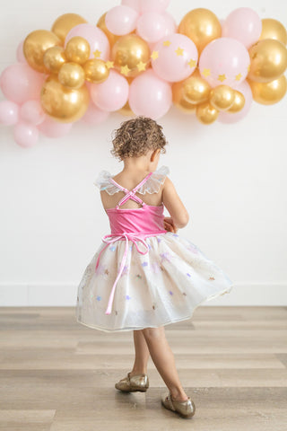 Birthday Dress & Bloomer Set ~ Pink