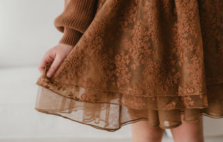 Whimsical Winter Tunic Set ~ Cinnamon