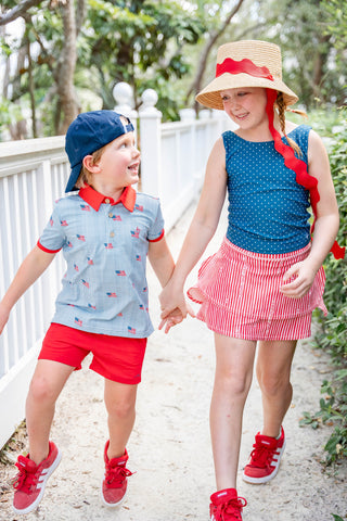 Poppy Skort ~ Stars and Stripes
