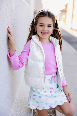 Bubblegum Pointelle Layering Shirt