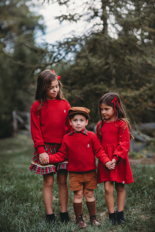 Red Teddy Sweater